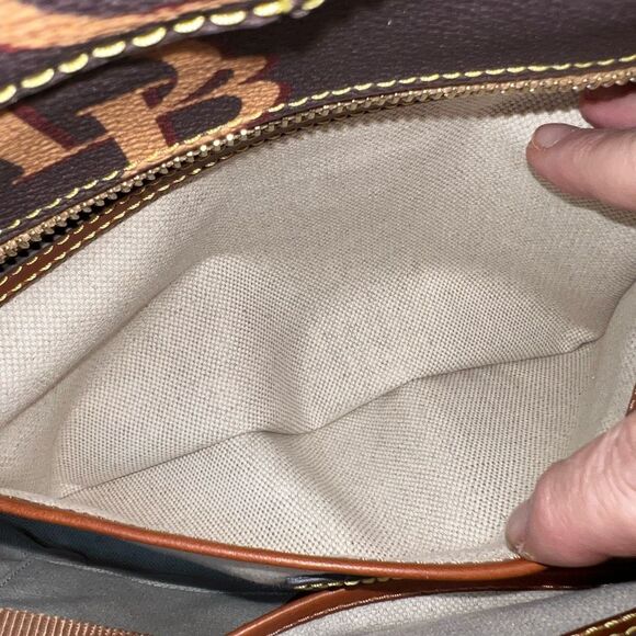 Dooney & Bourke Darla Monogram Pebble Leather Shopper - Picture 12 of 16